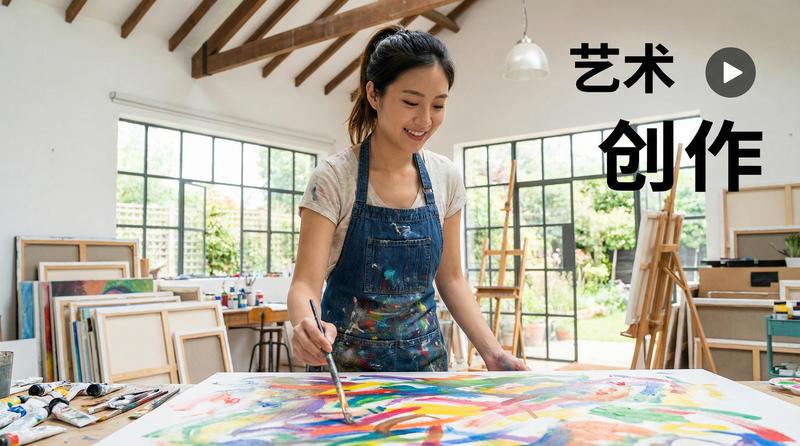 番茄视频艺术创作视频